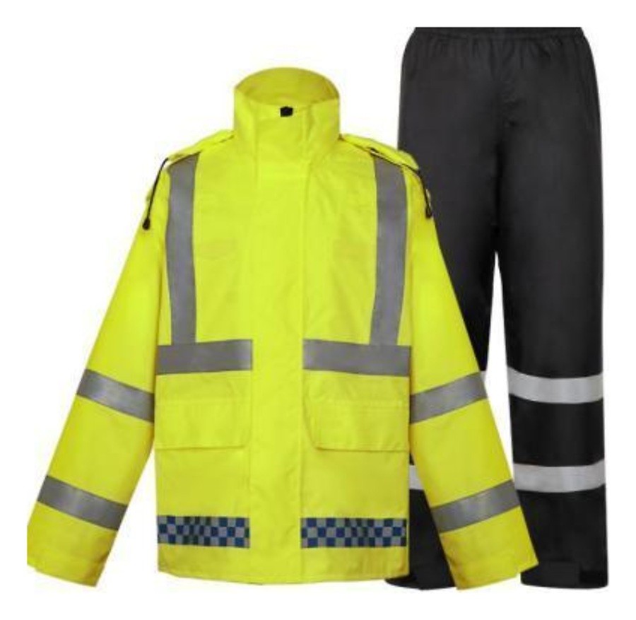 Detachable-Hood Rain Suit — YZR0055